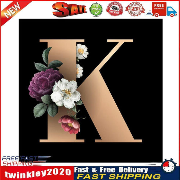 5D DIY Diamond Painting Letter K Full Round Drill Mosaic Picture (B2879) Newly