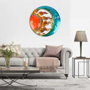 Metal Moon Sun Art Crafts Rust-proof Wall Ornament Gift Home Garden Decor Newly