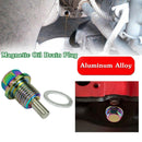 1pc M14x1.5 Car Engine Magnetic Oil Drain Plug Screw Sump Nut Bolt Nut S1Q0