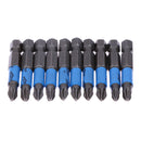 10 PC 1/4" Hex Magnetic Non Anti Slip Long Reach Electric Screwdriver PH2
