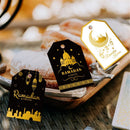 Supplies Moon&Star Paper Tag Hang Tags Gift Wrapping Eid Mubarak Labels