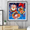 Full Drill Round Diamond Painting 5D DIY Snowman Elk Cross Stitch Embroidery Kit