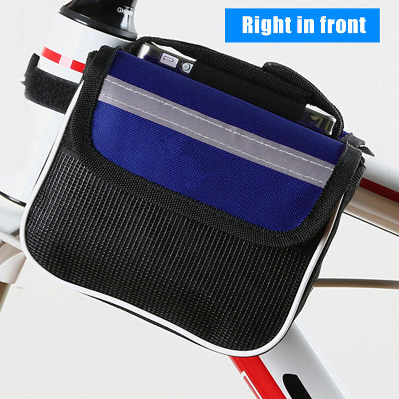 Bicycle Front Tube Bags Mobile Phone Case Waterproof Saddle MTB Cycling Pouch