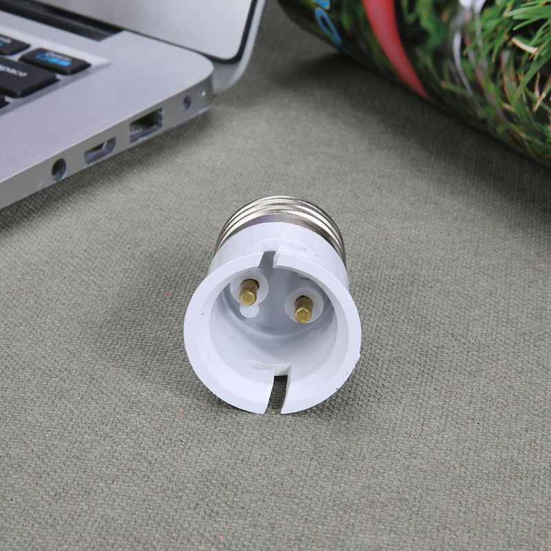 E27 to B22 Converter Light Adapter Lamp Holder Lighting Parts(White) Newly