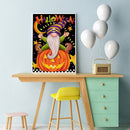 5D DIY Halloween Gnomes Rhinestone Drawing Full Round Drill Diamond Picture