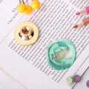 Plants Flower Wax Sealing Stamp Head Round Copper Stamps w/o Handle (ZR037)