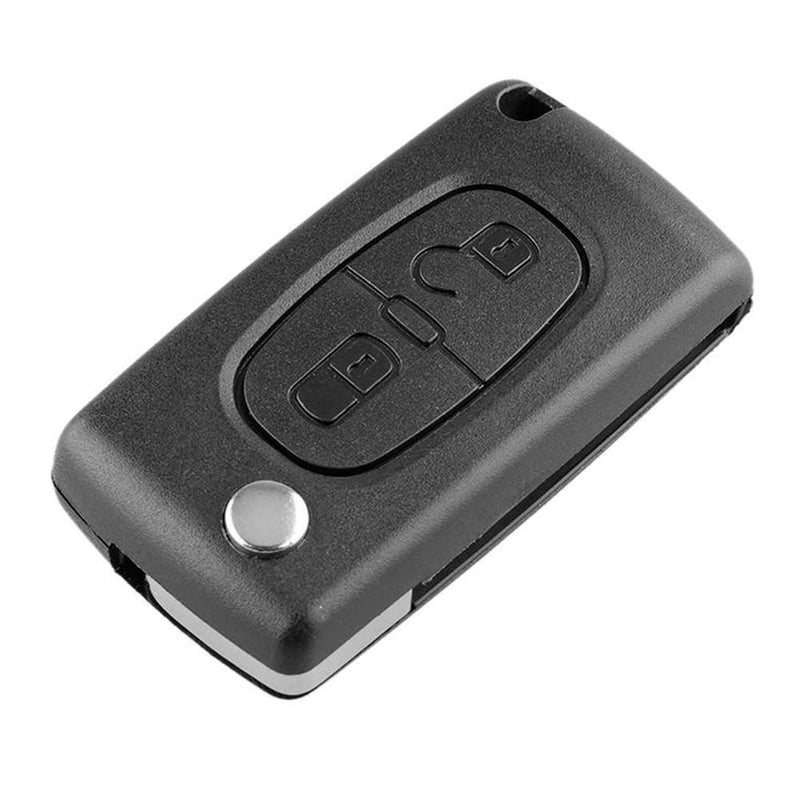 433MHz ID46 Chip 2 Button Folding Remote Key Fob for Peugeot 207 307 308 Newly