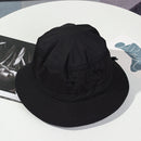 With Windproof Rope Foldable Anti-UV Bucket Hat Beach Cap Sun Hat Fisherman Cap
