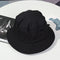 With Windproof Rope Foldable Anti-UV Bucket Hat Beach Cap Sun Hat Fisherman Cap