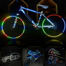 Mountain Bike Reflector Set MTB Bicycle Front Rear Reflectors Night Riding