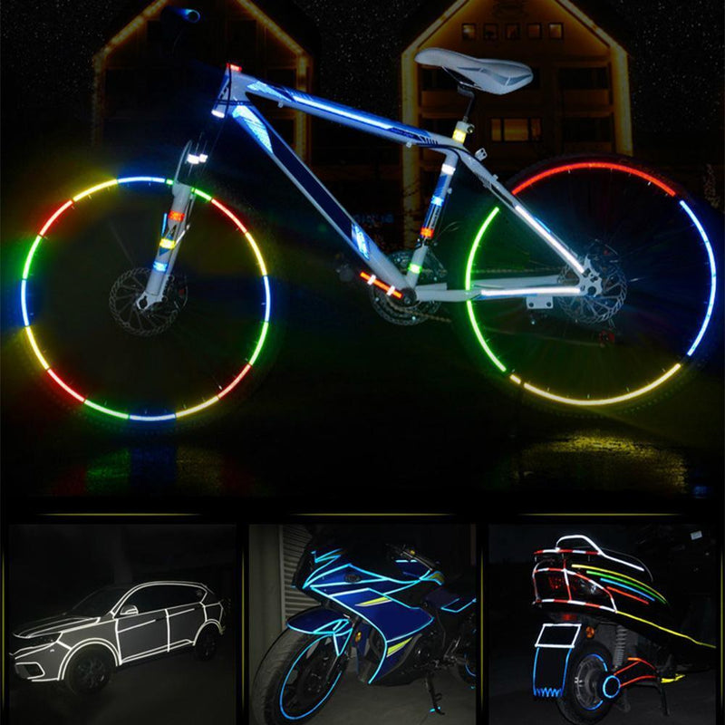 Mountain Bike Reflector Set MTB Bicycle Front Rear Reflectors Night Riding