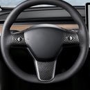 3pcs Steering Wheel Trim Cover for Tesla Model3/Y Car Styling Decoration Newly