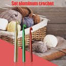 12mm 15mm Aluminum Alloy Crochet Hook Set Large Thick Sewing Needles (3pcs)