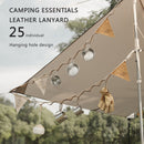 Multi-function Outdoor Camping Hiking Hanging Rope Tent Clothesline Hanger Strap