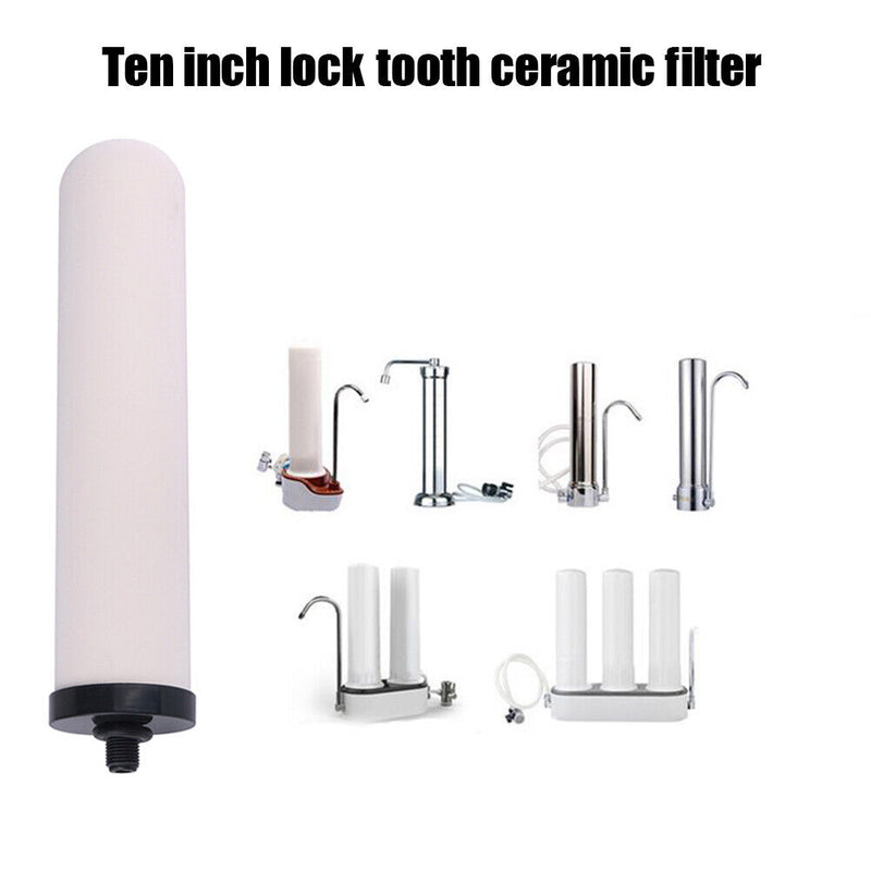 10 inch Faucet Water Purifier Parts Activated Carbon Water Filter Candle Newly