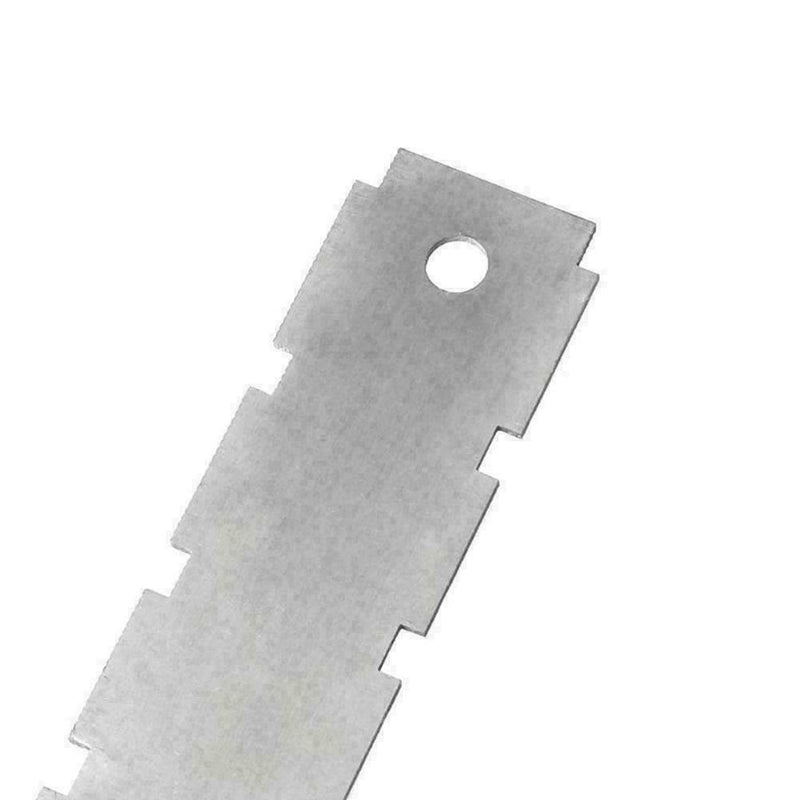 1* Aluminum Guitar Neck Notched Straight Edge Guitar A4M3 Ruler Fretboard G3T4
