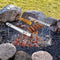 Portable Stainless Steel Barbecue Grill Foldable Outdoor Picnic BBQ Tool Newly