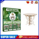 Flower Pot Base Holder Wood Plant Succulent Display Stand Shelf (Butterfly)