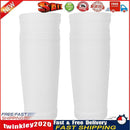 1 Pair Soccer Protective Socks Shin Pads Shin Guard with Pocket (White M) Newly