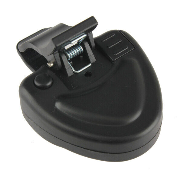 Electronic Fish Bite Finder Alarm LED Light Bell Clip on Angel Black