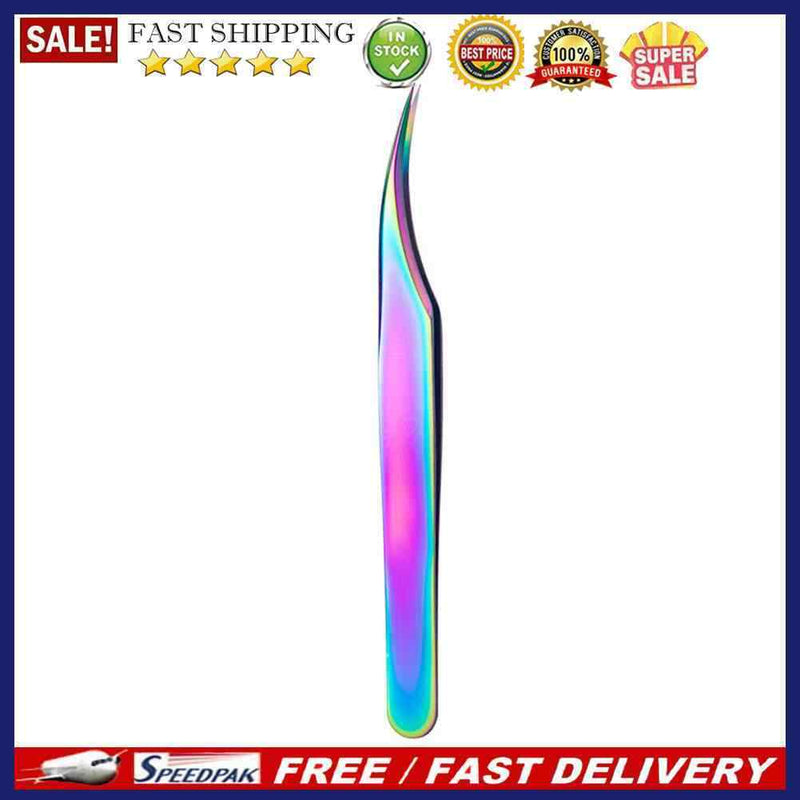 Durable Eyelash Extension Tweezers Volume Lashes Makeup Tool for Salon Home