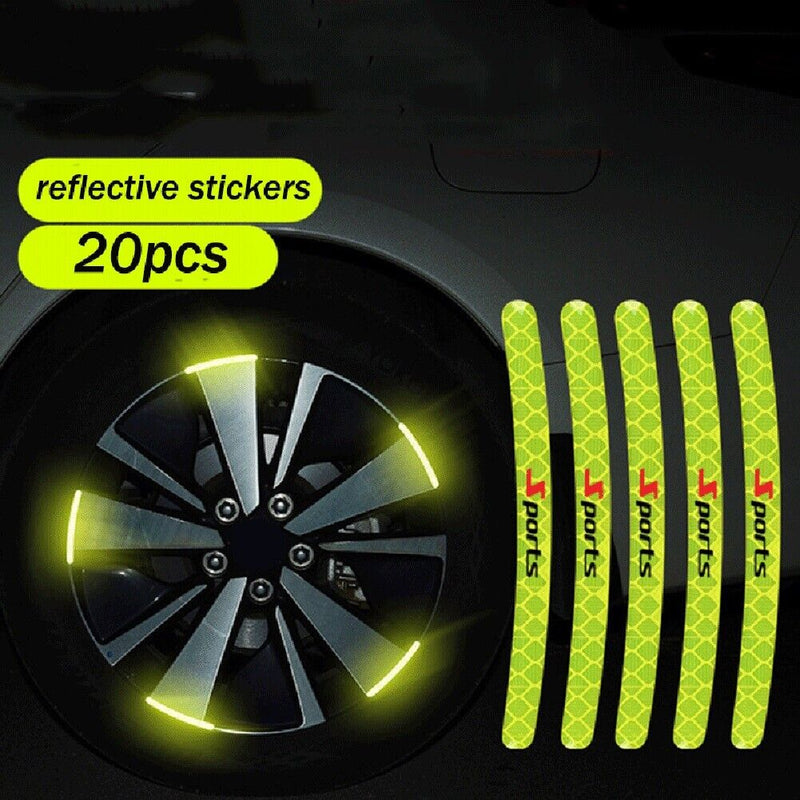 Universal Wheel Hub Stickers Anti-ultraviolet for Bike Motorcycle Car