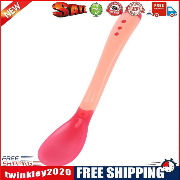 Infant  Sensing Temperature Sucker Bowl Fork Spoon Tableware