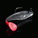 Luya Accessories 9.5g/80mm T Tail Lead Fish Swimbait Lure Fishing Tackle Bait