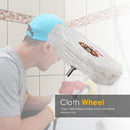 T-type Polish Buffing Grinding Head Cloth Wheel Abrasive Tool (4 inch)