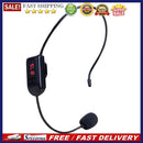 RadioFM Wireless Headset Microphone Handsfree Megaphone Mic for Loudspeaker