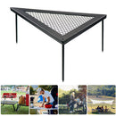 Triangle Outdoor Iron Net Table Cooking Camping Picnic BBQ Pot Grill Racks