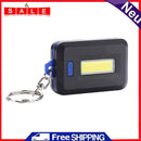 Mini Portable COB LED Flashlight Keychain Emergency Camping 3 Mode Pocket Torch