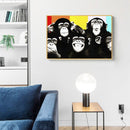 Painting By Numbers DIY Gorilla Animal Wall Picture Hand Painted Handwork Craft