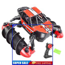 2.4GHz 4 Channels 4WD Amphibious RC Stunt Car Rotating Remote Control Vehic