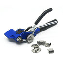 Stainless Steel Cable Tie Plier Fasten Tool w/ Adjustab Tension Tie Cutter