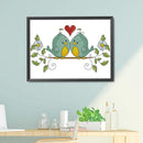 2 Beaches 19x17cm Partial Embroidery Cross Stitch Printed Art Craft Home Decor