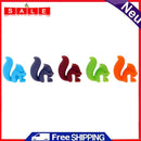 5pcs/Lot Pretty Fox Wine Glass Labels Silicone Tea Mug Cup Marker Set