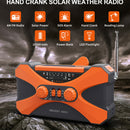 #A Solar Powered Weather Radio Multifunctional AM FM Radio Reading Lamp for Camp