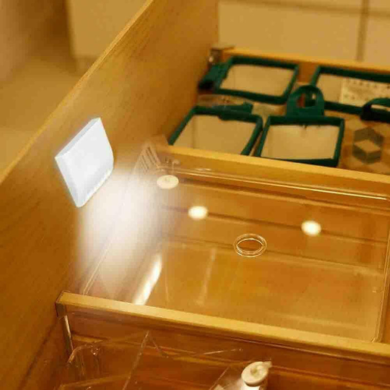 Wireless PIR Motion Sensor Night Light 7 LED Cabinet SALE BEST Battery W9P8
