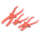 3pcs Fuel Water Line Hose Clamps Pinch Off Pliers Free Hands Tools (Red) Newly