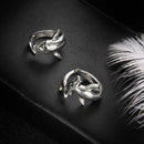 2 Pcs/Set Simple Adjustable Alloy Shark Open Rings Jewelry Gi1r Unisex O4J6