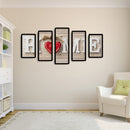 Full Cross Stitch 11CT Cotton Thread DIY 5 Panels HOME Handmade Stamped Decor