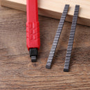 5pcs Solid Carpenter Pencil Refill Measuring Mark Pen Replacement (Black) Newly