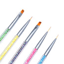 Nail Liner Pen Nail Art Brushes Nail Dotting Pen Multifunctional Nail Brush