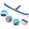 18 inch Swimming Pool Brush, Aluminum Handle and Nylon Bristles, Profession