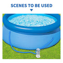 #A Swimming Pool Replacement Hose Clamps Kit Telescopic Leak-Proof Hoses Filter