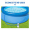 #A Swimming Pool Replacement Hose Clamps Kit Telescopic Leak-Proof Hoses Filter