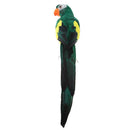 Simulation Parrot Hanging Decals Bird Ornament Gardening Decor Props (Green