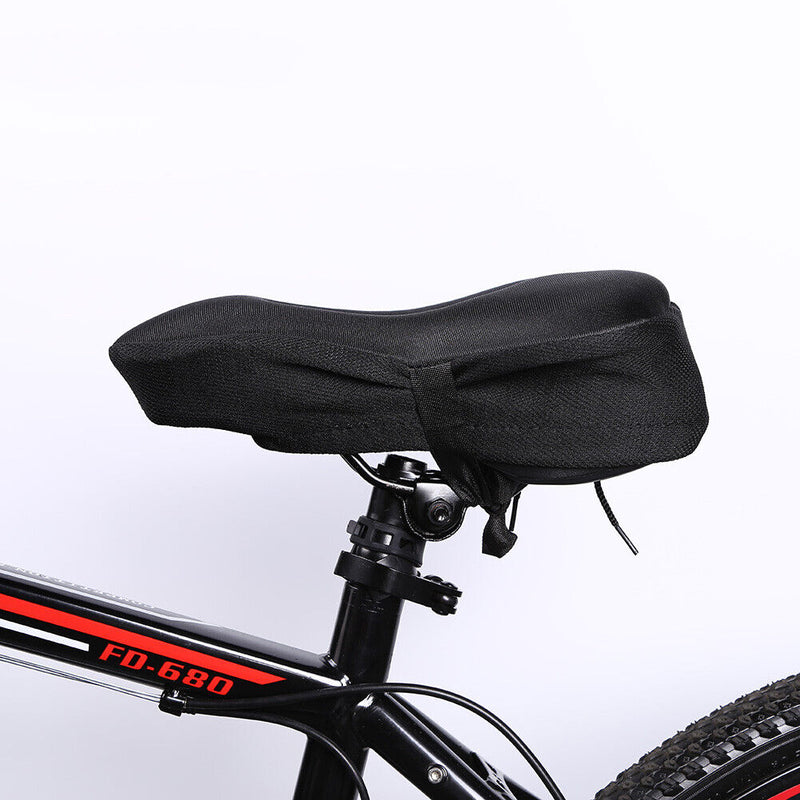 Bicycle Seat Saddle Wide Mountain Bike Seat Cushion Cycling Pad Cover Accessory