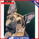 DIY Dog Coloring Picture Hand Painted Acrylic Drawing Oil Paint by Numbers Gift